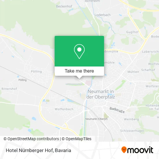 Hotel Nürnberger Hof map