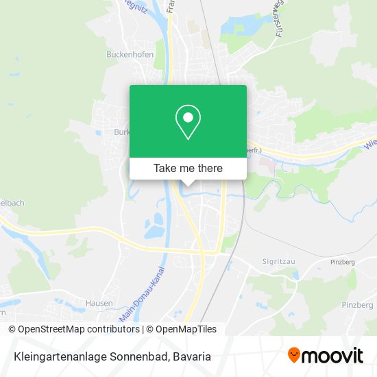 Kleingartenanlage Sonnenbad map