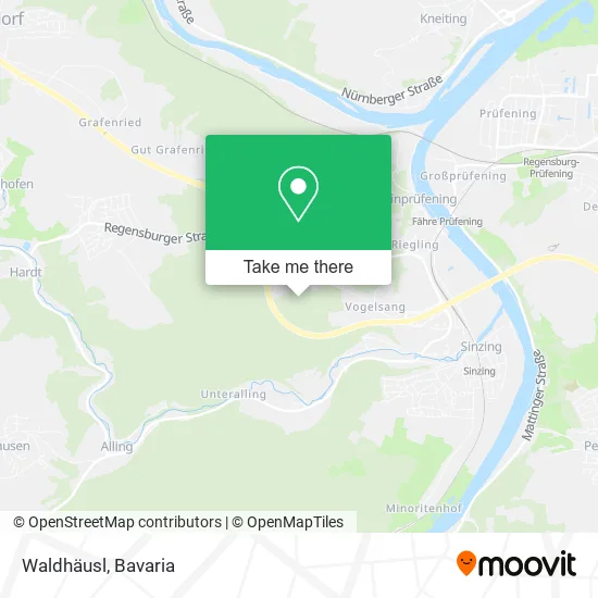 Карта Waldhäusl