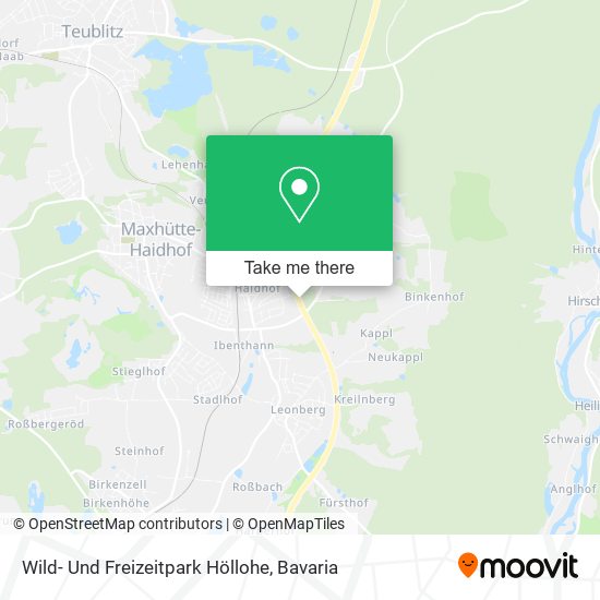 Wild- Und Freizeitpark Höllohe map