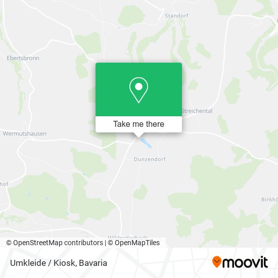 Umkleide / Kiosk map