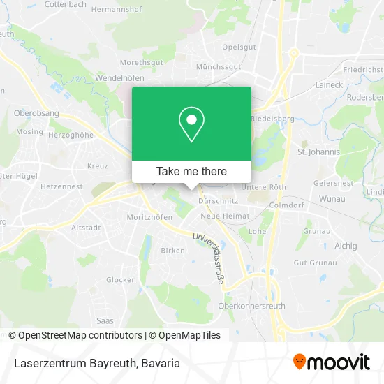 Карта Laserzentrum Bayreuth