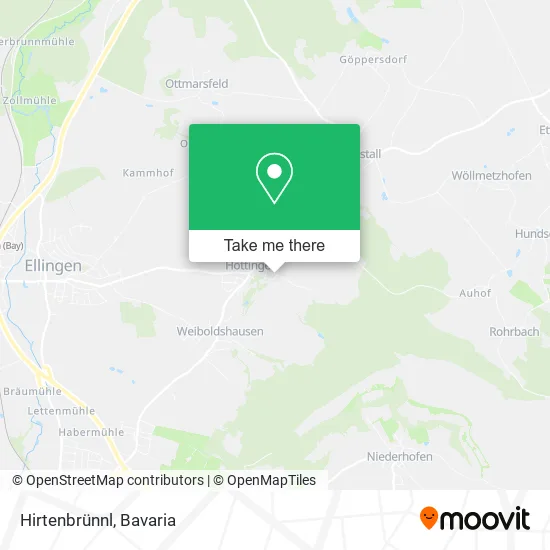 Hirtenbrünnl map