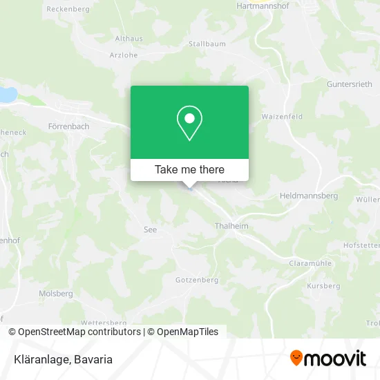 Карта Kläranlage