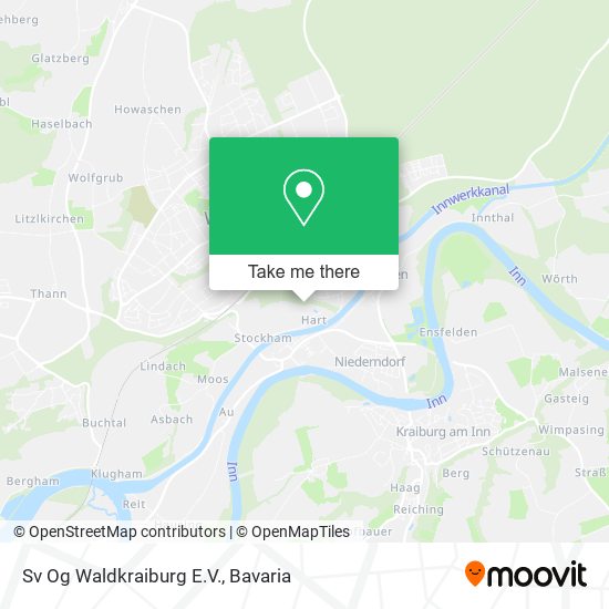 Sv Og Waldkraiburg E.V. map