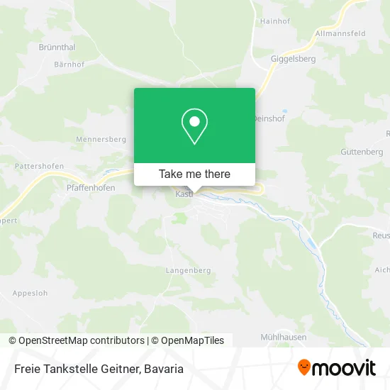 Карта Freie Tankstelle Geitner