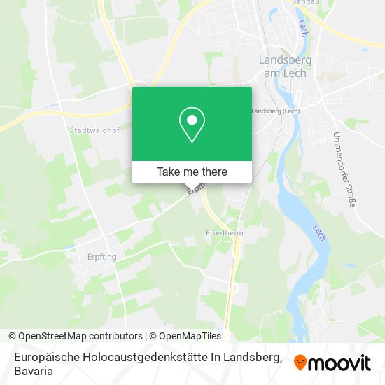 Europäische Holocaustgedenkstätte In Landsberg map
