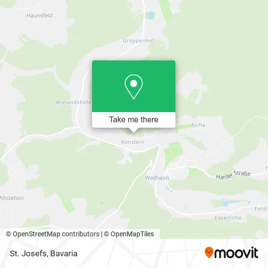 Карта St. Josefs