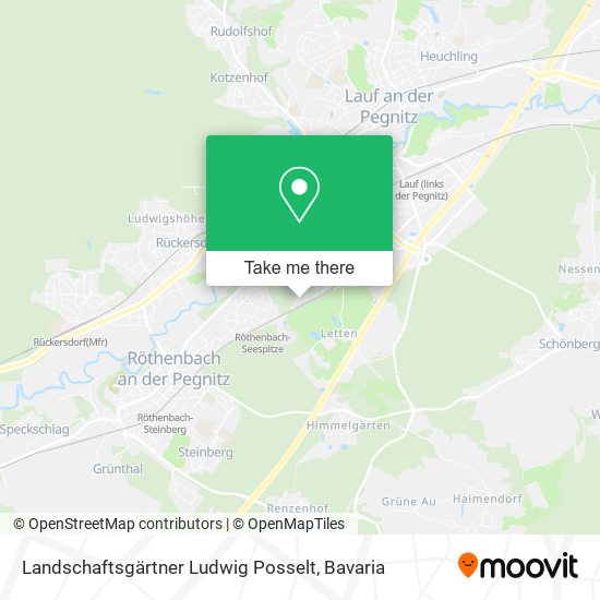 Landschaftsgärtner Ludwig Posselt map