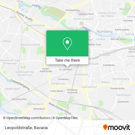 Карта Leopoldstraße