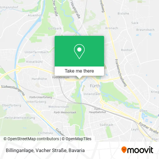 Карта Billinganlage, Vacher Straße