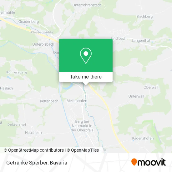 Карта Getränke Sperber