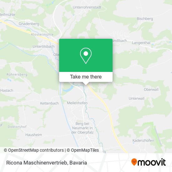 Ricona Maschinenvertrieb map