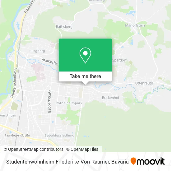 Карта Studentenwohnheim Friederike-Von-Raumer