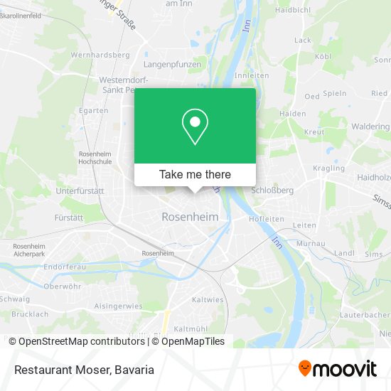 Restaurant Moser map