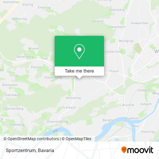 Sportzentrum map