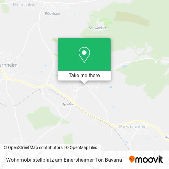 Карта Wohnmobilstellplatz am Einersheimer Tor