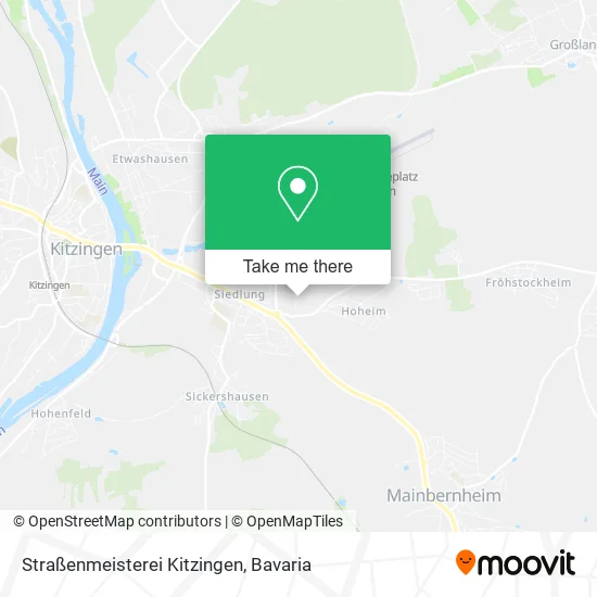 Карта Straßenmeisterei Kitzingen