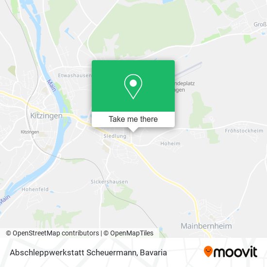Карта Abschleppwerkstatt Scheuermann