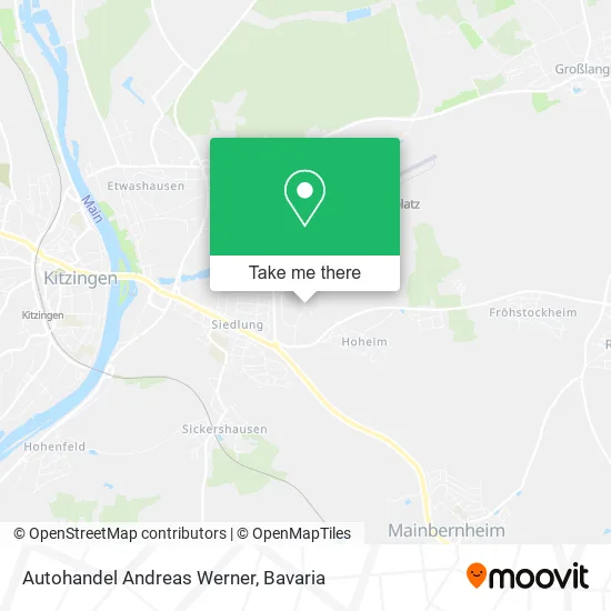 Карта Autohandel Andreas Werner