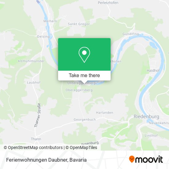 Ferienwohnungen Daubner map