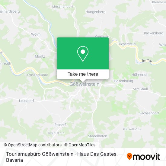 Tourismusbüro Gößweinstein - Haus Des Gastes map