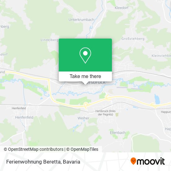 Ferienwohnung Beretta map