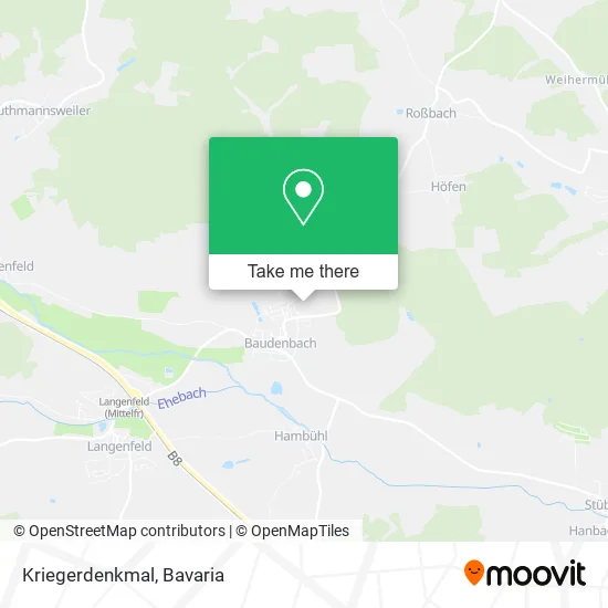Карта Kriegerdenkmal