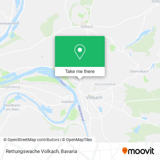 Rettungswache Volkach map
