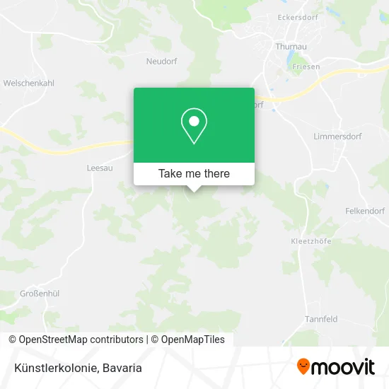 Künstlerkolonie map