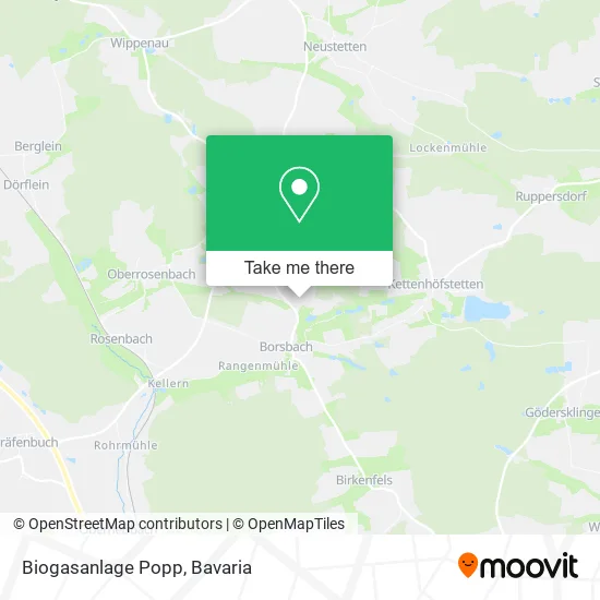 Карта Biogasanlage Popp