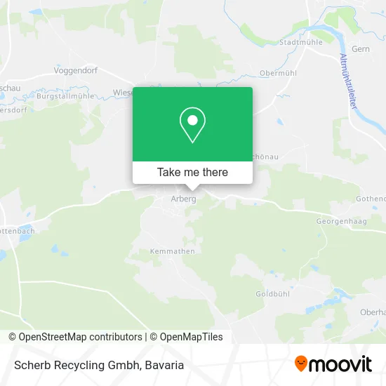 Карта Scherb Recycling Gmbh