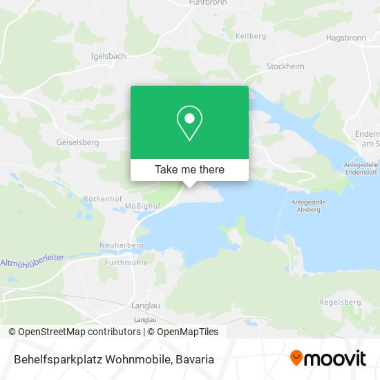 Карта Behelfsparkplatz Wohnmobile