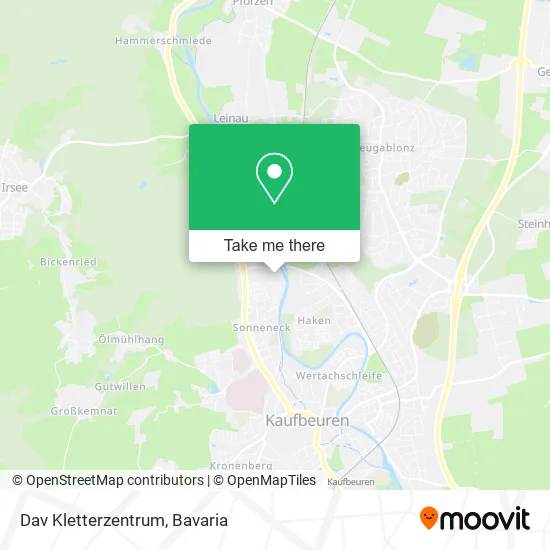 Карта Dav Kletterzentrum