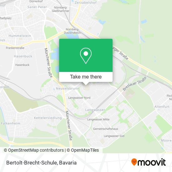 Bertolt-Brecht-Schule map