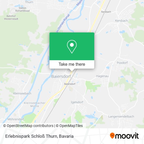 Карта Erlebnispark Schloß Thurn