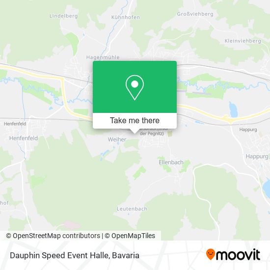 Dauphin Speed Event Halle map