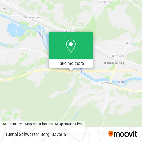 Карта Tunnel Schwarzer Berg