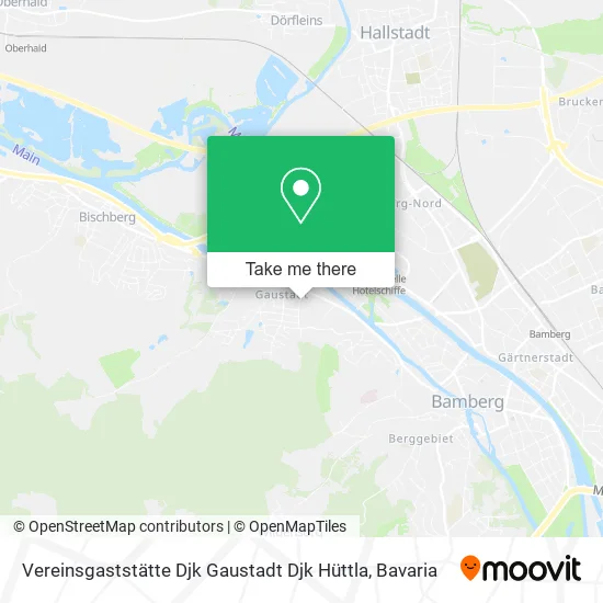 Карта Vereinsgaststätte Djk Gaustadt Djk Hüttla