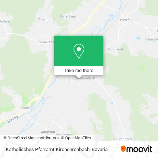 Карта Katholisches Pfarramt Kirchehrenbach