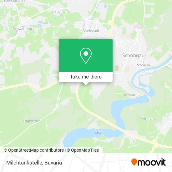 Карта Milchtankstelle