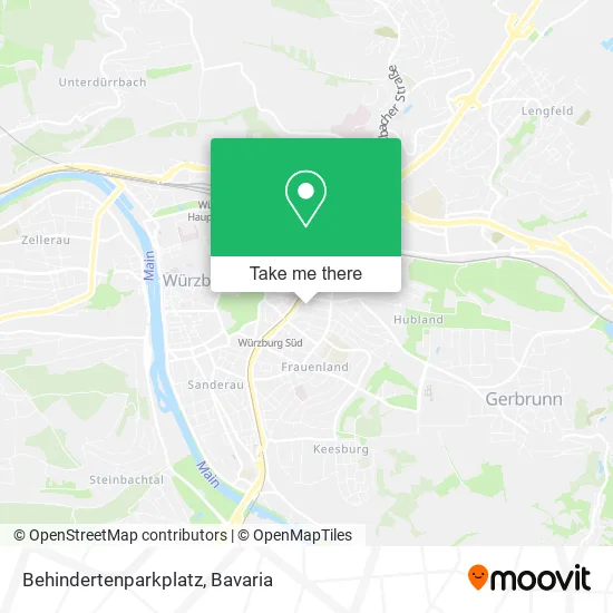 Карта Behindertenparkplatz