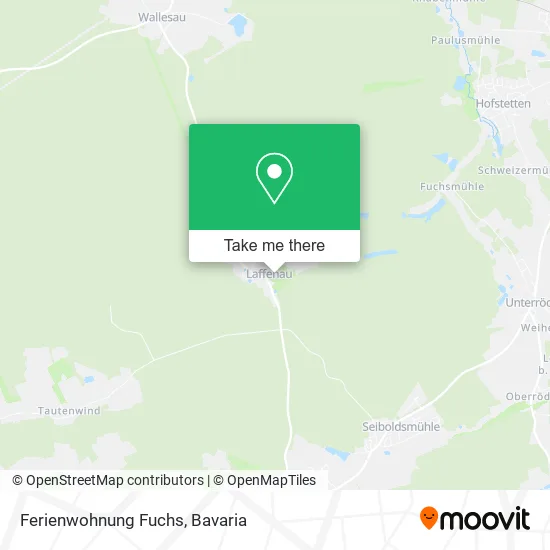 Карта Ferienwohnung Fuchs