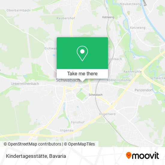 Карта Kindertagesstätte