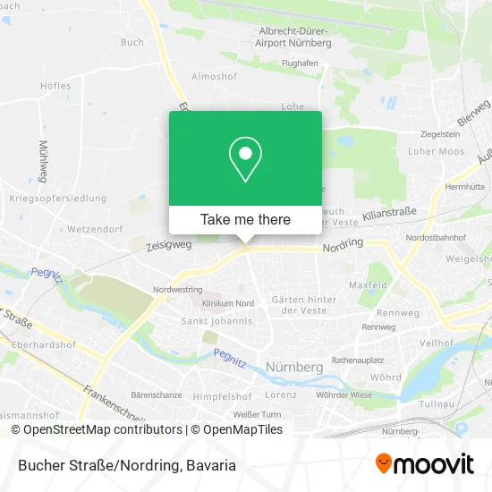 Карта Bucher Straße/Nordring