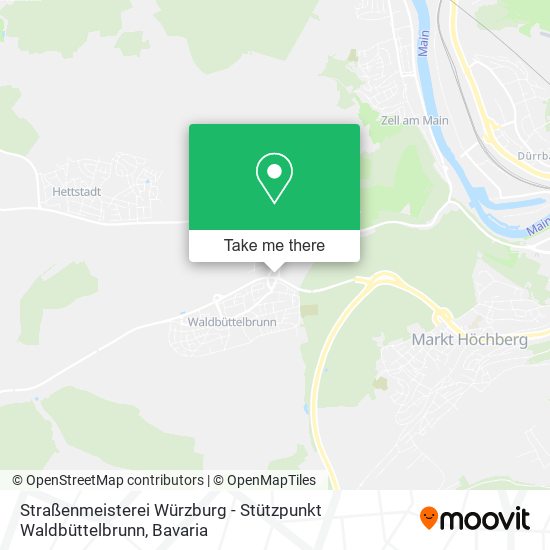 Straßenmeisterei Würzburg - Stützpunkt Waldbüttelbrunn map