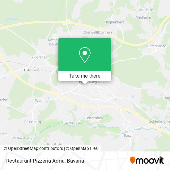 Restaurant Pizzeria Adria map