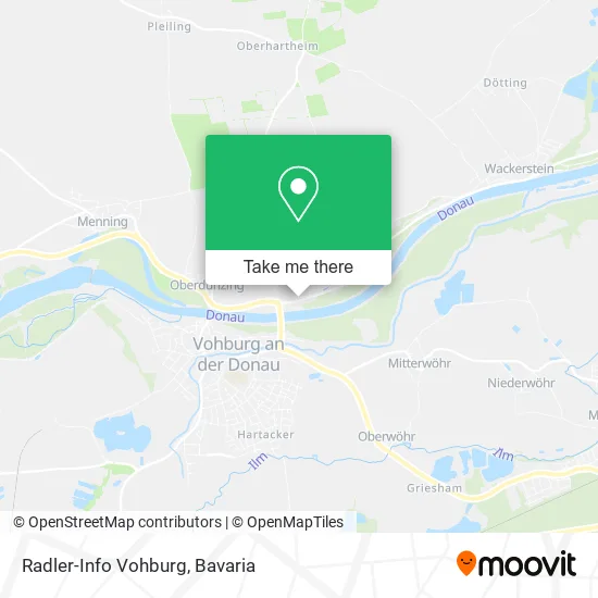 Карта Radler-Info Vohburg
