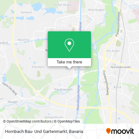 Hornbach Bau- Und Gartenmarkt map