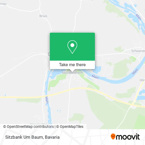 Карта Sitzbank Um Baum